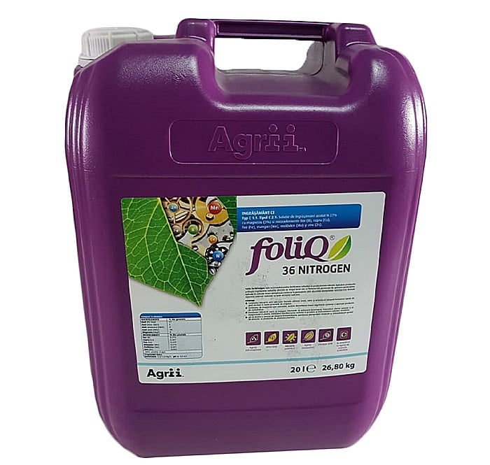 Ingrasamant foliar FOLIQ 36 NITROGEN - 20 Litri, Agrii